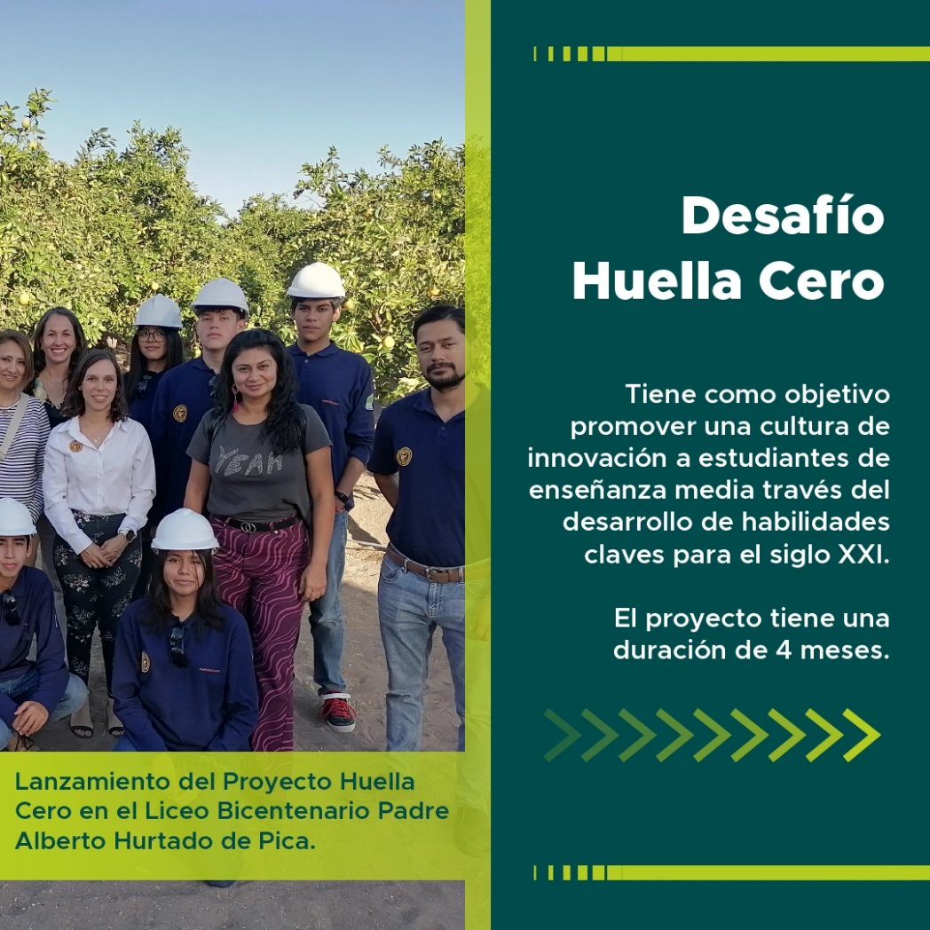 consorciodeldto's tweet photo. 💚Conoce un poco más sobre el Desafío Huella Cero💚

💯Huella Cero es un programa ejecutado por el Consorcio del Desierto en colaboración con la Ilustre Municipalidad de Pica y SNA Educa a través del Liceo Bicentenario Padre Alberto Hurtado. https://t.co/GYevGhiUsw