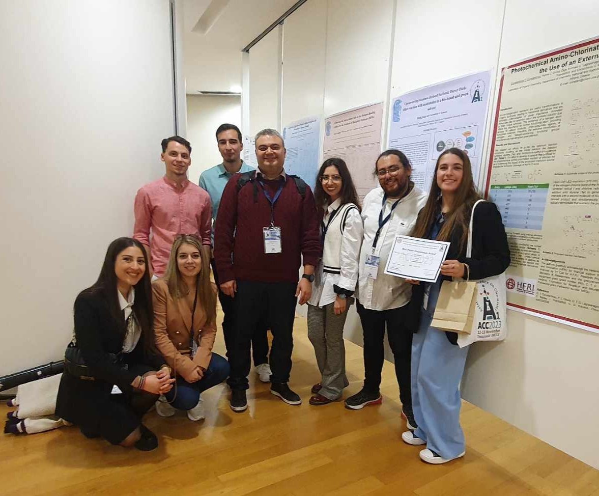 Great honor to receive one of the Best Poster Presentation Awards at #ACC2023. Big thanks to organizers, my research group, Dr. <a href="/GKI13/">西場弘治</a> &amp; my supervisor <a href="/KokotosCG/">Kokotos CG Research Group</a> for their support.