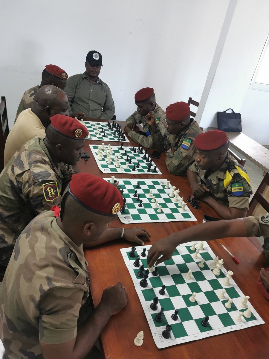 Thank you The Gift of Chess for the opportunity to chessable Gabonese Army #thegiftofchess