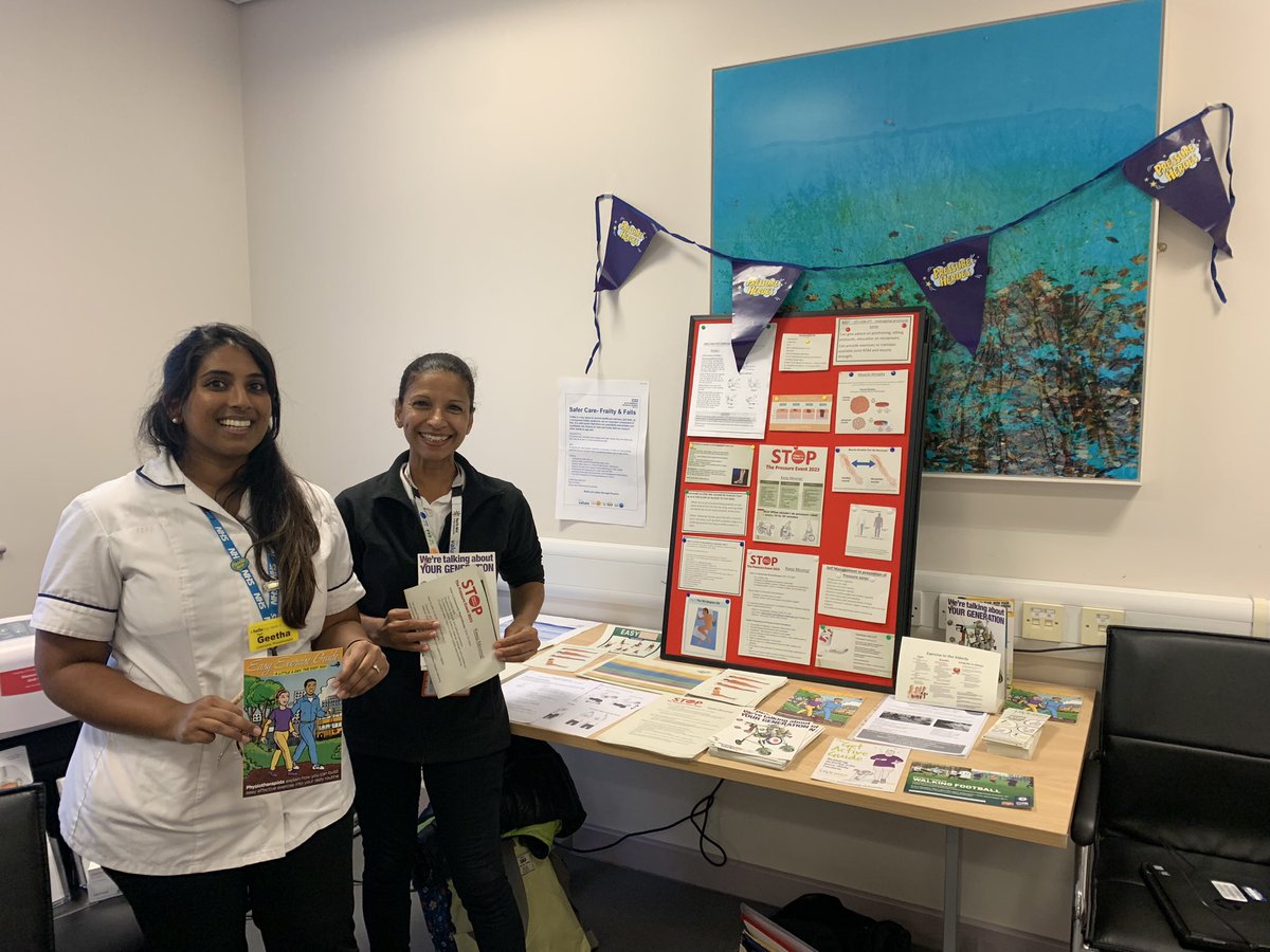 SarahKiernan's tweet photo. STOP the PRESSURE ULCER event Enfield Community Tissue Viability Team, supported by Physiotherapy Dept, WheelchairServices, Dietetics, @molnlyckeUK @SmithNephewPLC @AbbottNews @FMG_Group https://t.co/qPbpUlkAEl