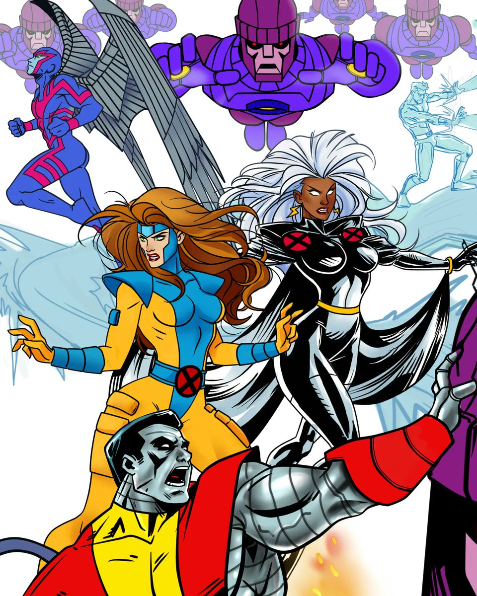 ArtByFab's tweet photo. #ArtByFab tribute from uncanny xmen #281 from Whilce Portacio #fanart #wip #xmen #colosses #archangel #storm #jeangrey #iceman https://t.co/fPwBBgQWgf