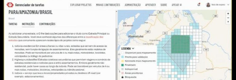 Convido a todos a apoiarem o mapeamento do Território Quilombola Jambuaçu e suas comunidades - Moju/Pará/Amazônia/Brasil tasks.hotosm.org/projects/15729…

#GisDayAmazônia2023 #Geoinformação 
#osmgeoweek2023 #osmgeoweek #mapathon #geoweek #gisday #teachosm #openstreetmap