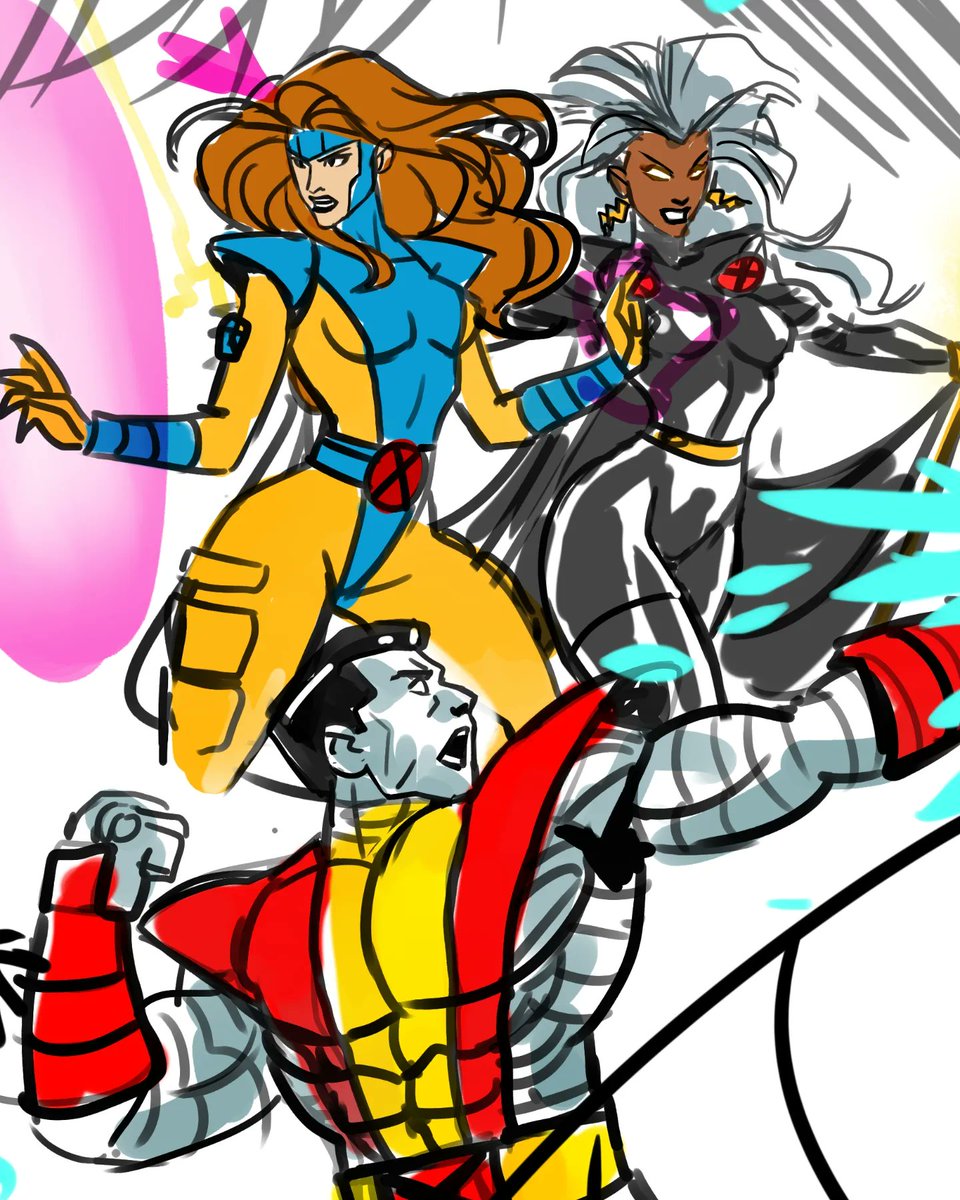 ArtByFab's tweet photo. #ArtByFab tribute from uncanny xmen #281 from Whilce Portacio #fanart #wip #xmen #colosses #archangel #storm #jeangrey #iceman https://t.co/fPwBBgQWgf