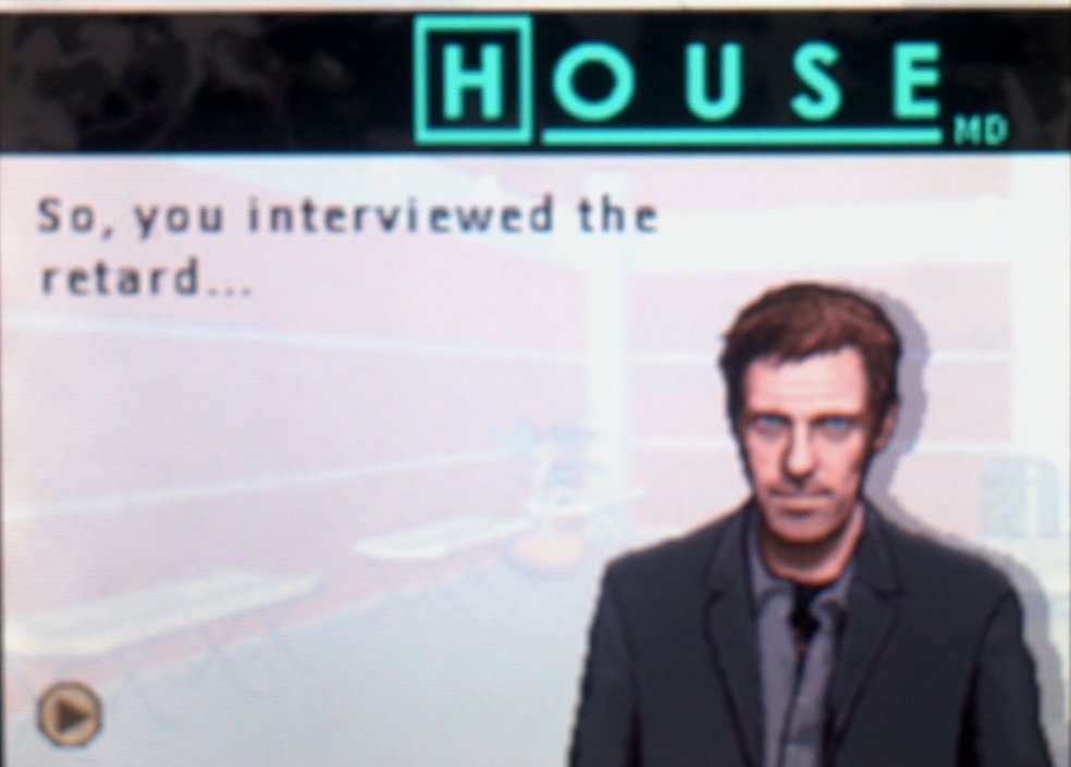 RRadRyan's tweet photo. Real line in the house MD DS game https://t.co/zlI0OynF2i