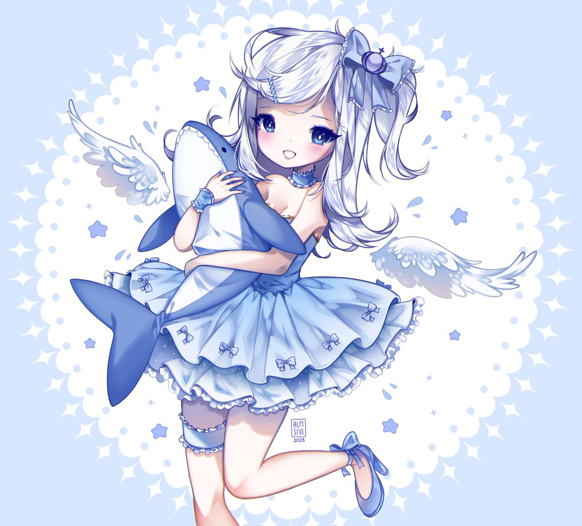 huggies! ⋆⁺₊✧
#kawaiiart #oc