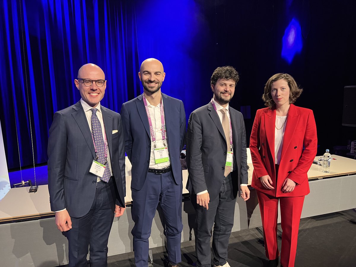 Vincenzo Tiani (@vincenzotiani) on Twitter photo #PanettaTechNews: #IAPP #DPC23 #AI
A great panel at <a href="/PrivacyPros/">privacypros</a> on the evolution of the #AIAct negotiations.
Thanks to all the great panelists: <a href="/albertodifelice/">Alberto Di Felice</a> , <a href="/BrandoBenifei/">Brando Benifei</a>, <a href="/infofannny/">Fanny Hidvegi</a>.
<a href="/PanettaLawFirm/">PANETTA</a> <a href="/BPrivacyHub/">Brussels Privacy Hub</a> #PanettaTechNews: #IAPP #DPC23 #AI
A great panel at <a href="/PrivacyPros/">privacypros</a> on the evolution of the #AIAct negotiations.
Thanks to all the great panelists: <a href="/albertodifelice/">Alberto Di Felice</a> , <a href="/BrandoBenifei/">Brando Benifei</a>, <a href="/infofannny/">Fanny Hidvegi</a>.
<a href="/PanettaLawFirm/">PANETTA</a> <a href="/BPrivacyHub/">Brussels Privacy Hub</a>
