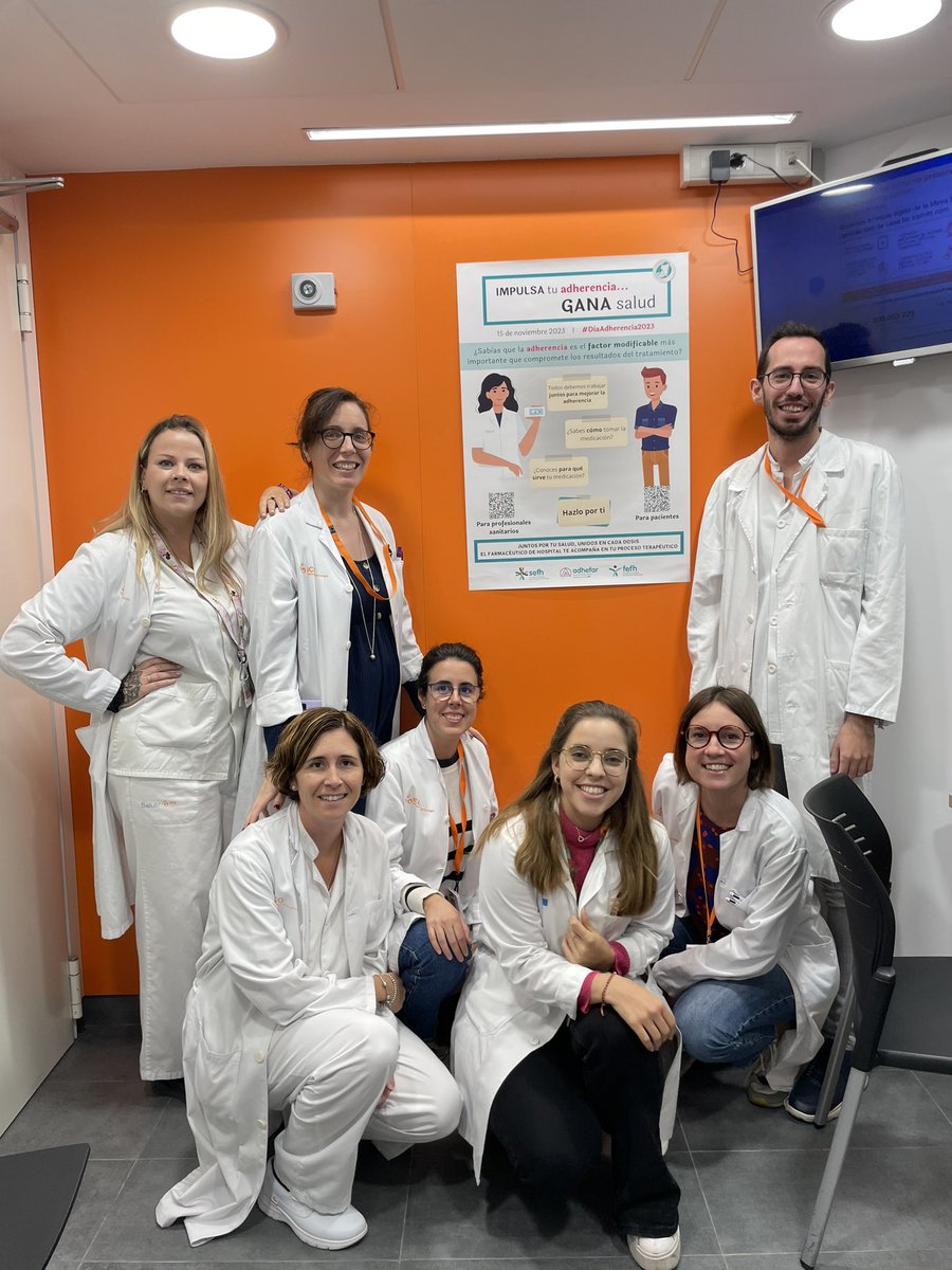 marte_ta's tweet photo. Des de la Farmàcia ICO-HUGTiP @ICO_oncologia ens sumem al  #DiaAdherencia2023: Impulsa adherencia 💊💊gana salud!!!
@sefh_ @gedefo_sefh
@Marc_Bit @JenniferEsGo @lidiacarabias @ClaraLezcanoRu1 https://t.co/lF1pRcGqjA