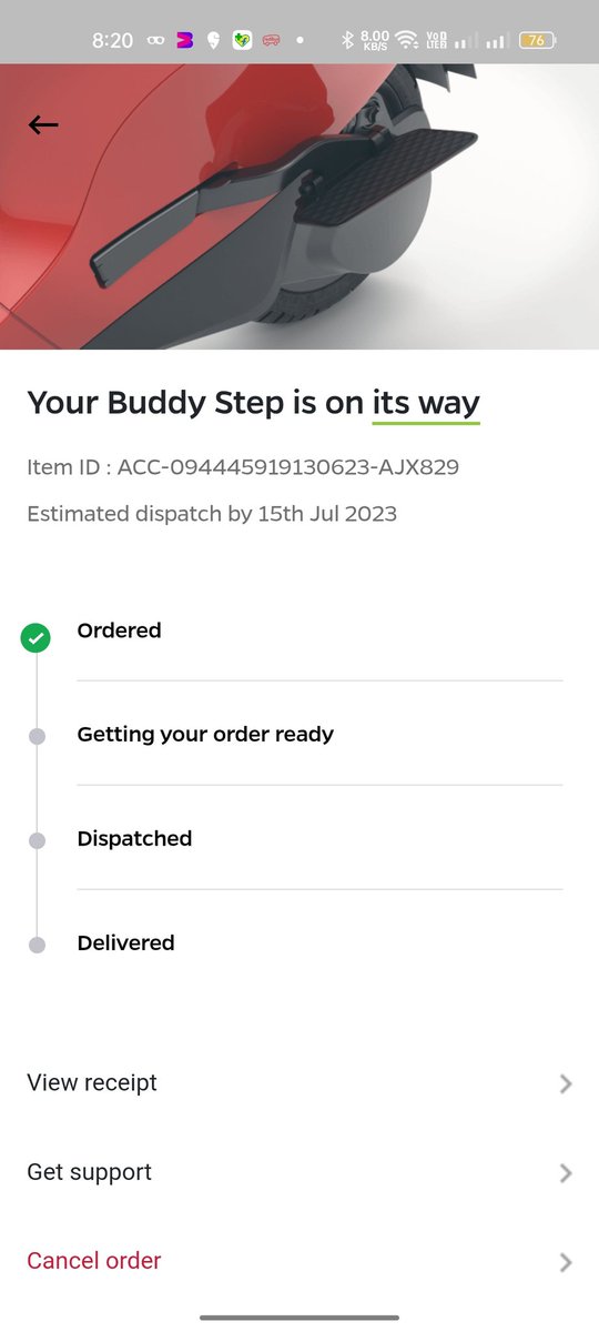 supriyoroy2010's tweet photo. @bhash @OlaElectric r u jocking with your customer , if ur product is not ready then why u r tell make payment in advance, very disipointng https://t.co/BT5wrFjWPy