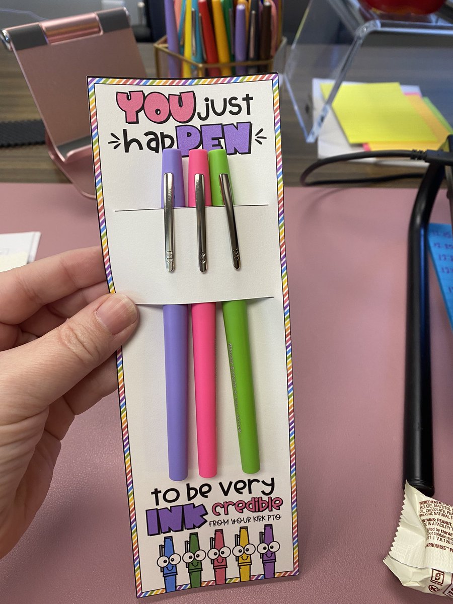 KirkElementary's tweet photo. Thank you to our amazing PTO for the flair pens. We appreciate everything you do for us. #KirkCan @kirkelempto https://t.co/eLxQTi4oX4