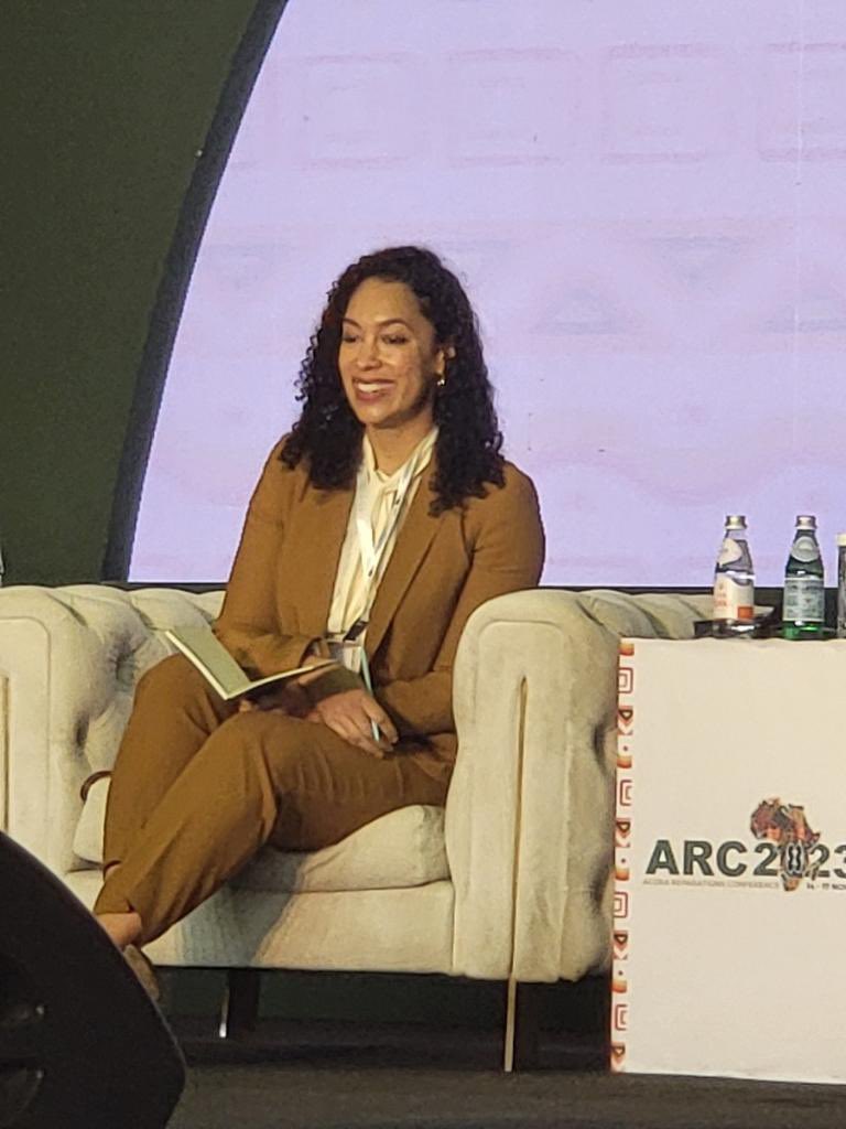 So honored to share my thoughts on concrete legal methods to push for reparatory justice under international and domestic law at the #arc2023 conference convened by the @_AfricanUnion and the @GhanaPresidency in Accra. Lots of work to do!