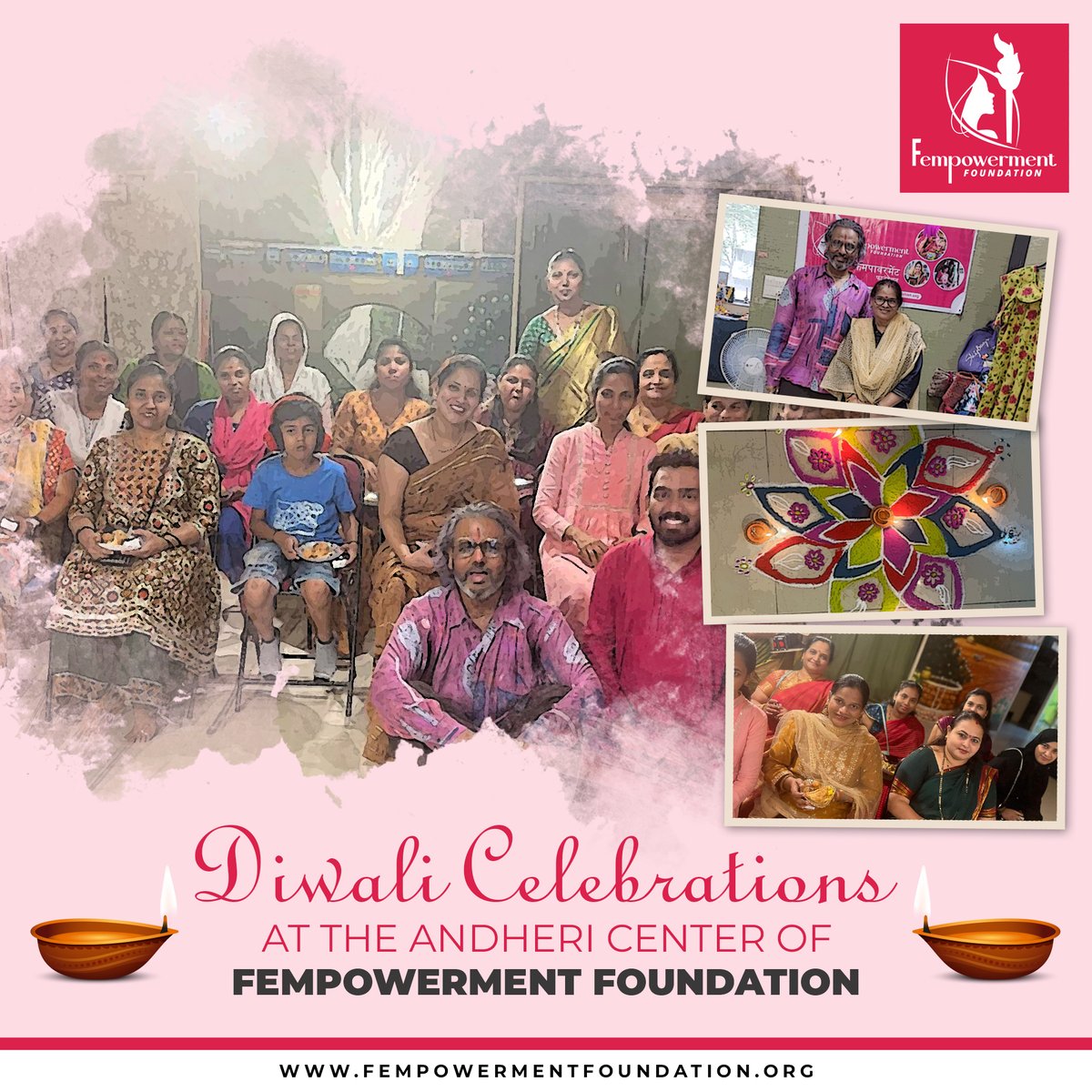FempowermentMC's tweet photo. Diwali Celebrations at the Andheri center of Fempowerment Foundation!
.
.
.
.
.
#fempowermentfoundation #womenempowerment #Fempowerment #stitching #Trend #Strongwomen #diwali2023 #diwalicelebrations #Women #skillsforall #EmpoweringEducation #kirensrivastav #ajayshrivastav https://t.co/rXeCnxrwtw