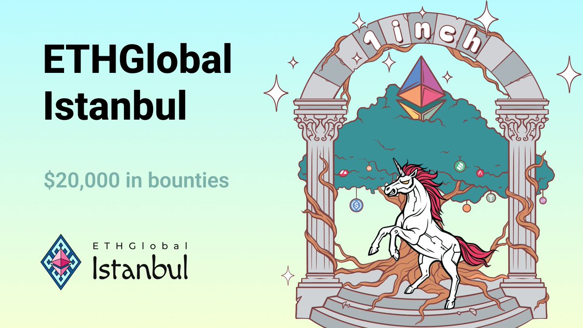 1inch's tweet image. 5/ On Nov 19, Kirill will lead a workshop titled 📈 &quot;Swap Evolution: from the first DEXes to #FusionMode&quot; at @ETHGlobal Instanbul.

During the #ETHGlobal hackathon, developers can showcase their skills and compete for 🏆 $20K in bounties provided by #1inch.