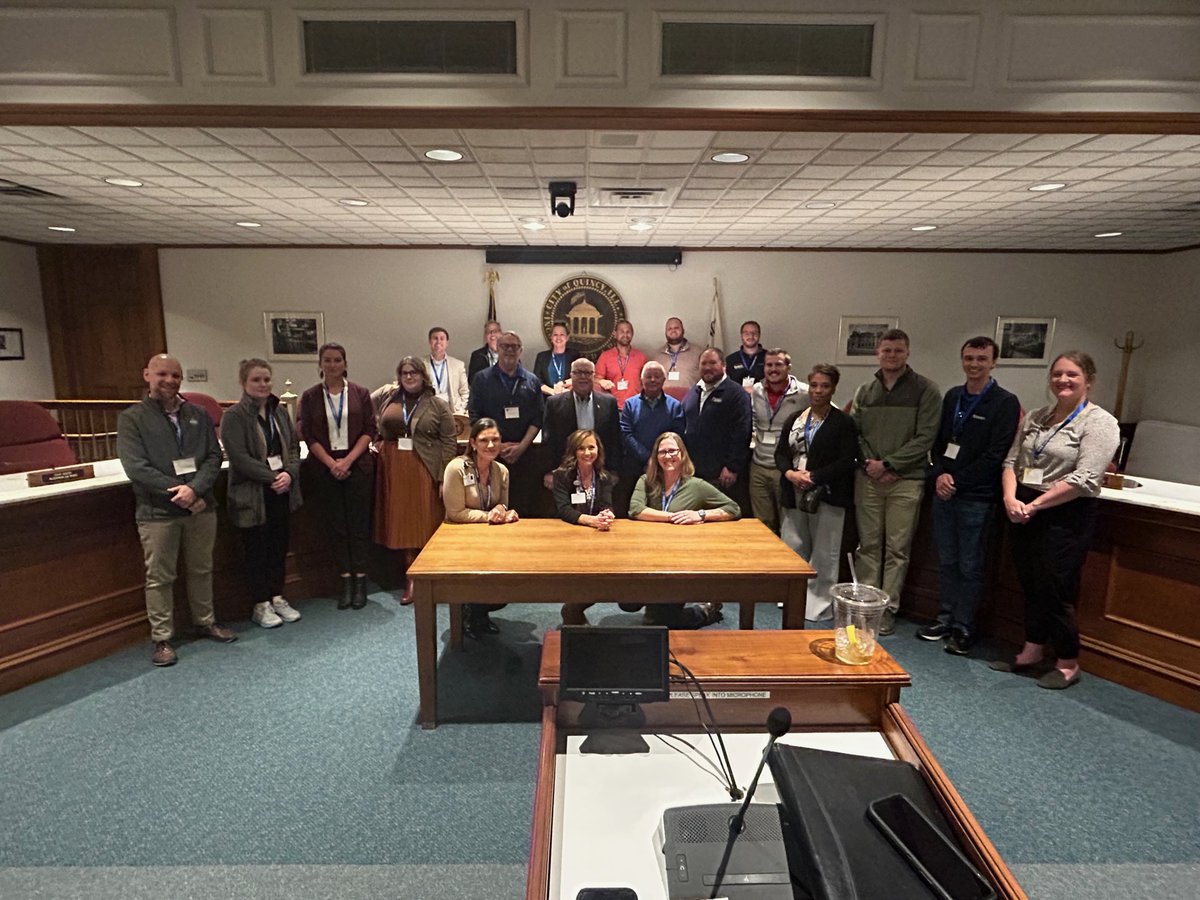 Yesterday, our Quincy Area Chamber of Commerce Leadership Institute Class spent their day learning about our local government branches.