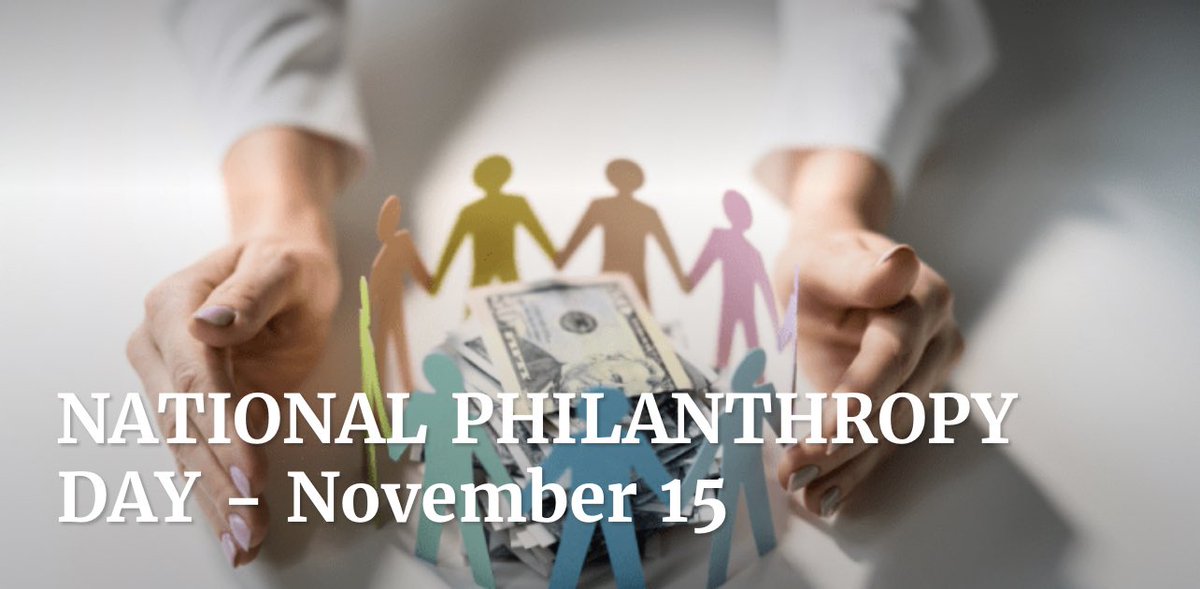 Celebrating National Philanthropy Day with gratitude for all who give and all who receive #NationalPhilanthropyDay <a href="/jgacounsel/">JGA Counsel</a>
