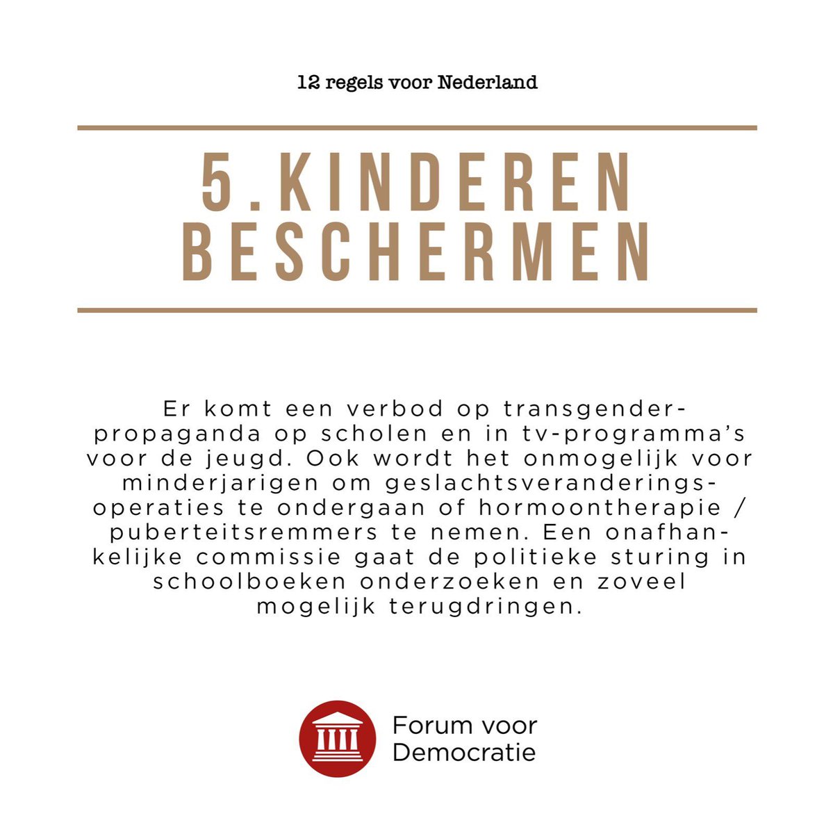 Forum voor Democratie tweet media