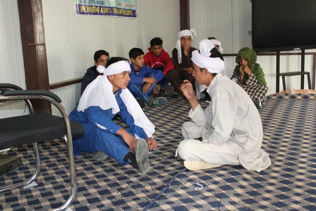JKTRINSTITUTE's tweet photo. Colourful programme on the eve of JGD 2023 by the students of Pulwama Hostel @basharatias_dr @listenshahid 
#JanjatiyaGauravDivas 
#EmpoweringTribalsTransformingIndia
#VikistBharat 
#HamaraSankalp #InclusiveGrowth
#TribalEmpowerment
#CulturalDiversity #JanJatiyaNayak https://t.co/FySA99kxu2