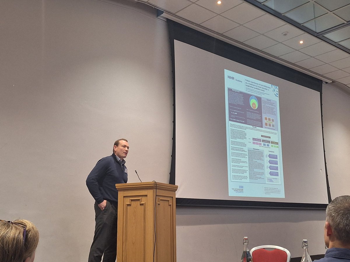 Vicky Mulvana-Tuohy (@vmulvanatuohy) on Twitter photo Winner of the Research event poster presentation well done Gareth and great summary of your work <a href="/YS_AHPs/">YSTeachingNHS_AHPs</a> ...AHPs can and do research!#YorkResearch Winner of the Research event poster presentation well done Gareth and great summary of your work <a href="/YS_AHPs/">YSTeachingNHS_AHPs</a> ...AHPs can and do research!#YorkResearch