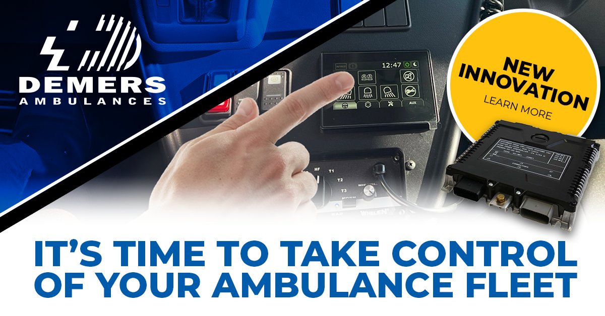 DemersAmbulance's tweet image. 📢 NEW INNOVATION ALERT: Demers Ambulances eagerly brings the industry the next generation of Multiplex systems, enabling dynamic integration of the latest technological innovations. Read more at demers-ambulances.com/mmc-ambulance-…. #DiscoverDemers #DemersAmbulances #EMSSafety