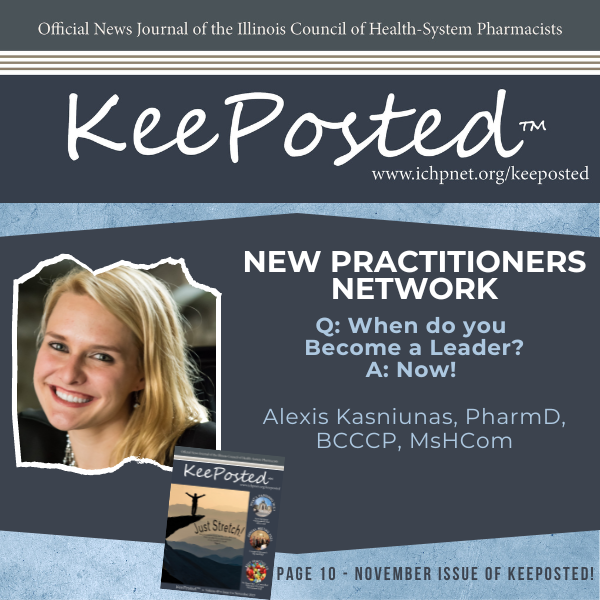 ichpnet's tweet photo. Our NPN chair talks #Leadership in this month's 📖#KeePosted!
🔗https://t.co/UxCr69i7TN
💊#Pharmacy
💊#ILPharmacy
💊#ICHP
💊#RxNews https://t.co/0U20l7UKrW