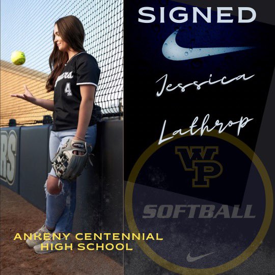 JessicaLathrop6's tweet photo. Go Statesman!! So happy to see where the future takes me💙💛 @CoachLauraNorth @BTDelaney @ACHSJagSB @Jaguars_AD @WPU_Softball @AR15JoeL @AELathrop70 https://t.co/eZcI8HlOfE