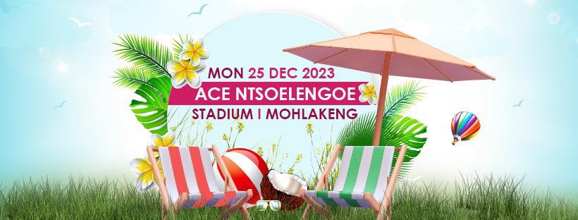 PhodisoMAT's tweet photo. 25 December 2023 will definitely be a different Monday &amp; an absolutely amazing Christmas.  Anxiety &amp; excitement of this event is killing me. Niks machakelana. A re kopaneng koo. Loading at the Ace Ntsoelengoe Stadium in Mohlakeng.
@Christmas_Exp 
#ChristmasExplosion23
#LineUpHot https://t.co/zFwMNrrT6T