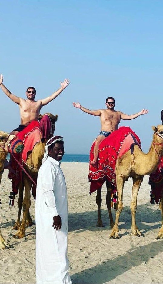 KariLake's tweet photo. While our families were locked down during COVID-19,

@RubenGallego took an $84,000 vacation to Qatar where he met with the leading terrorist sympathizers in the Middle East.

He has repeatedly lent aid and comfort to enemies of both America and Israel. https://t.co/kDsGUqTV3n