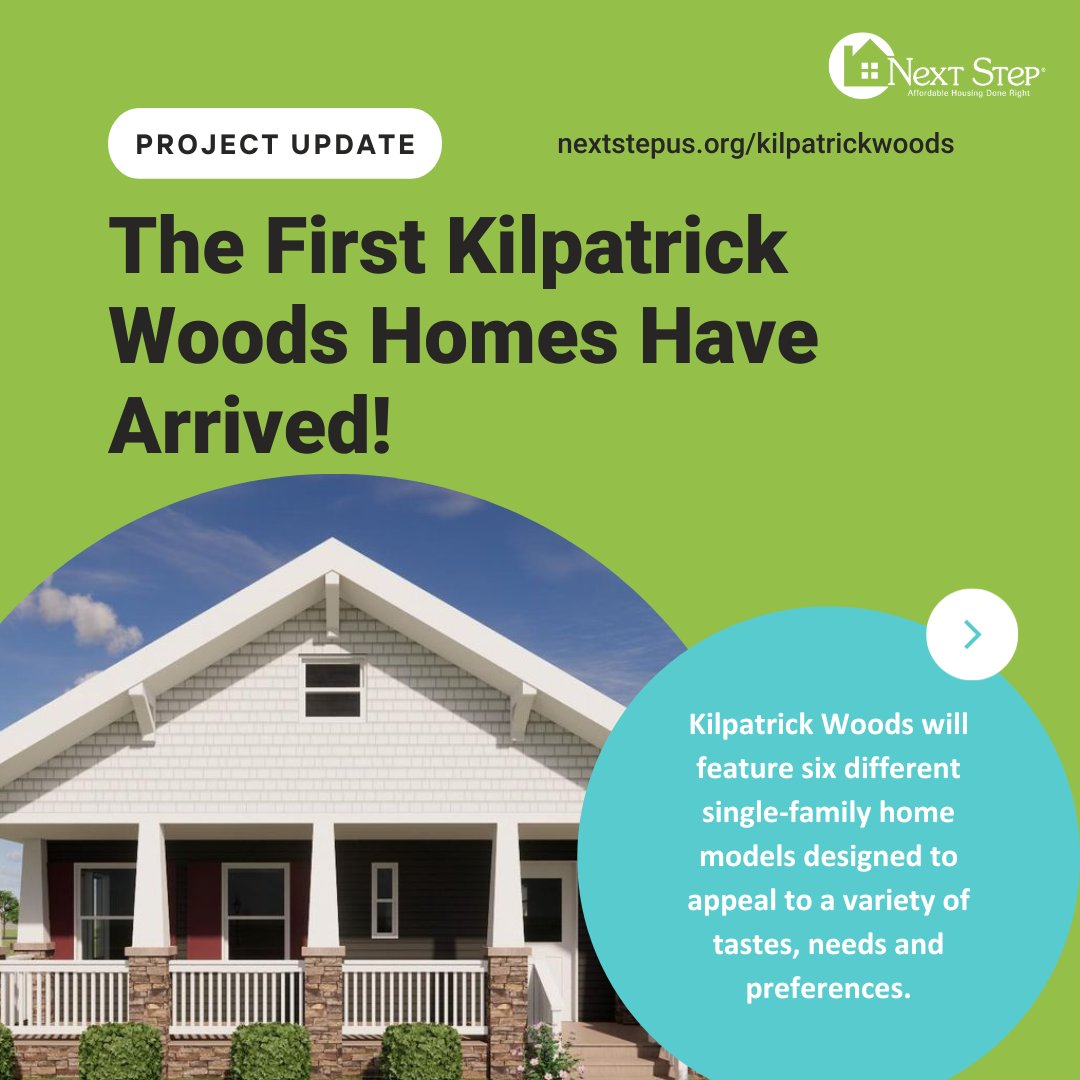 The first homes for our Kilpatrick Woods project have arrived on site for assembly! Kilpatrick Woods is a community that will bring 241 energy-efficient manufactured homes to Hagerstown, MD.

Learn about Kilpatrick Woods at nextstepus.org/kilpatrickwoods.