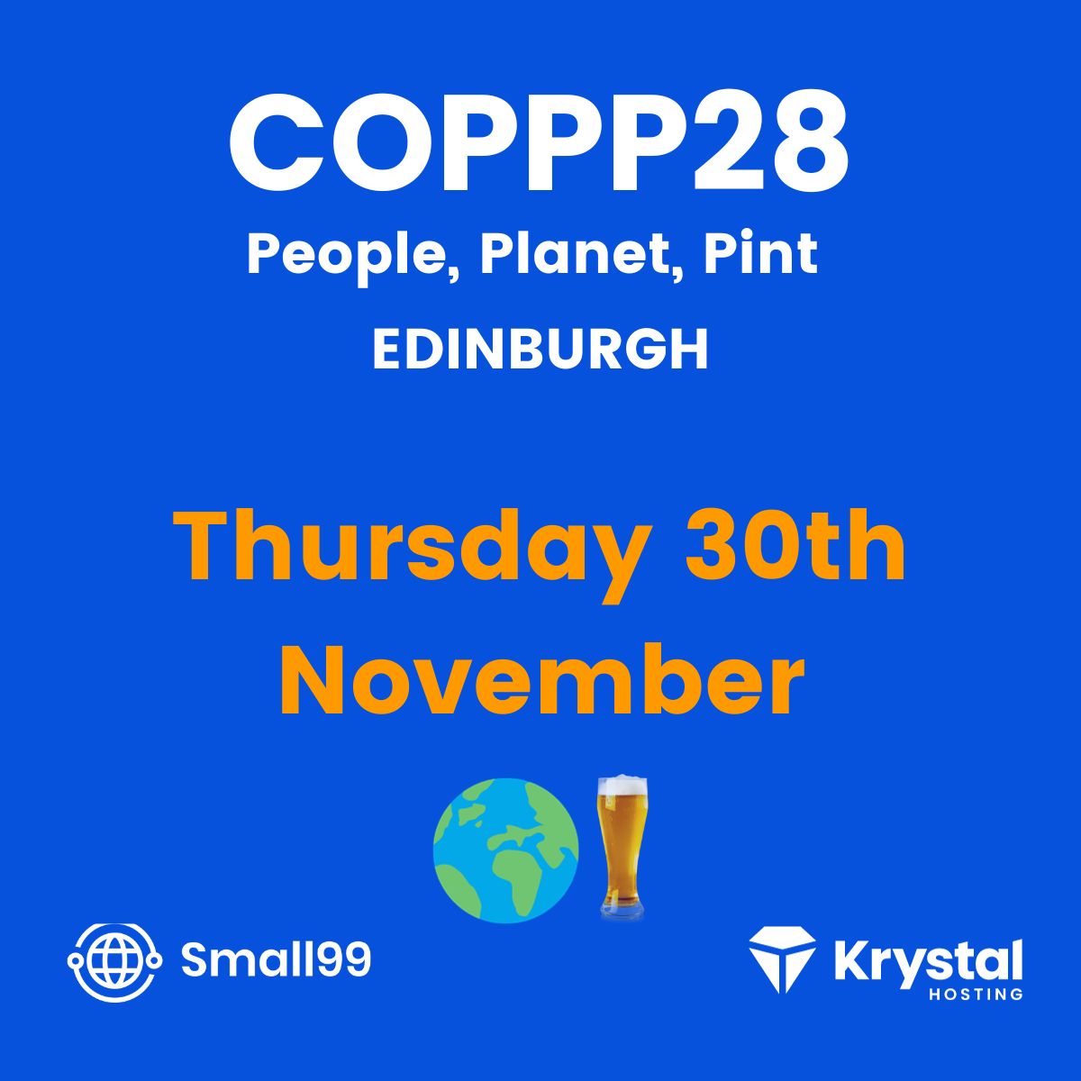 🌍🍺Join People Planet Pint (COPPP) to find hope, learn what’s going on in your local community, get involved & take action! 📅 Thu 30 Nov (18:30) 📍 The Melting Pot (15 Calton Road, Edinburgh, EH8 8DL) 🎟️Tickets & Info eventbrite.co.uk/e/edinburgh-co…