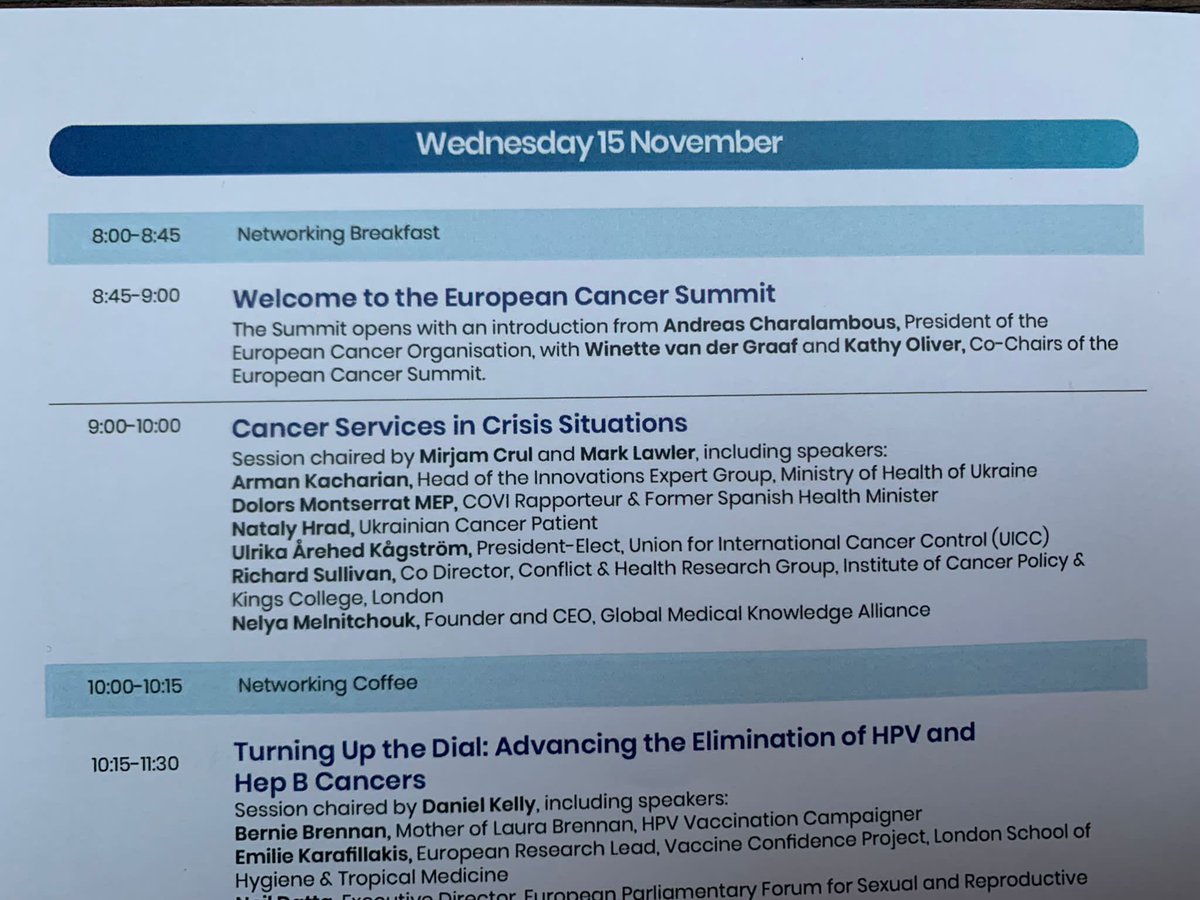 cancernurseEU's tweet image. 🌟 The European Cancer Summit kicks off in Brussels with a crucial focus on cancer services in crisis situations, spotlighting Ukraine. Follow the discussion live at europeancancer.org/summit for vital insights! #ECS2023 #CancerCare #UkraineCrisis