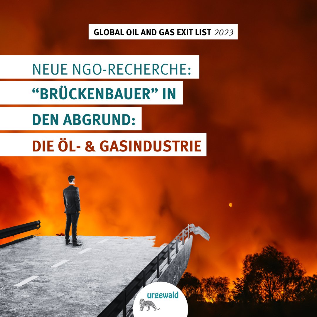 BREAKING Unsere neue Global Oil & GasExit List zeigt: Inmitten der Klimakrise suchen oder erschließen 96 % von 700 Förderunternehmen neue Öl- und Gasfelder. 1.023 Unternehmen planen neue LNG-Terminals, Pipelines oder Gaskraftwerke. 🧵