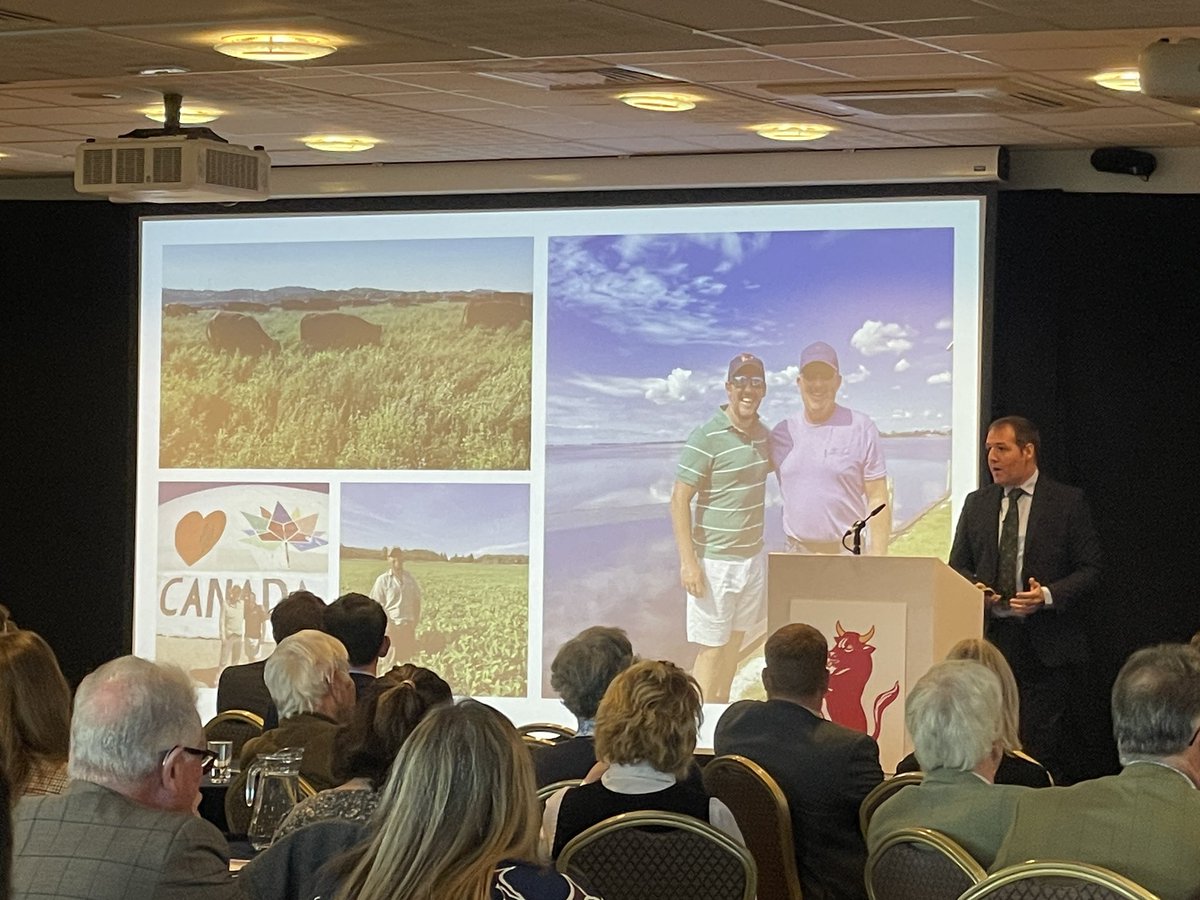 No1FarmerJake's tweet photo. @blake_vince @woody_VA taking centre stage #Nuffcon23 with @cropwalkerchris 🇨🇦 trip #RegenerativeAgriculture @NuffieldFarming #Nuffield13 https://t.co/yOGlpLJQDd