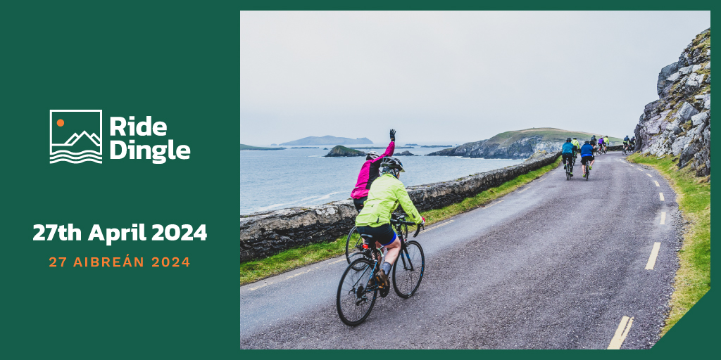 Ride Dingle 2024 Registration Opens Next Week! 
General Registration opens Fri 24 Nov
Priority Registration opens Thu 23 Nov
Remember to act fast - this event sells out every year!
ridedingle.com