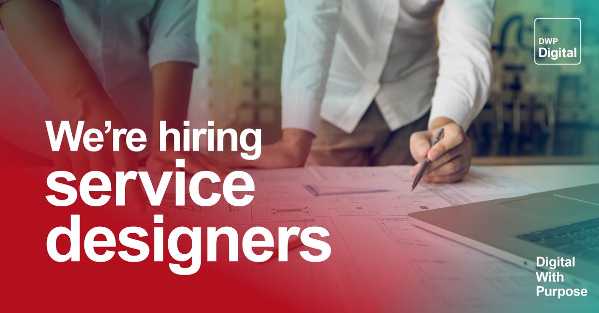 👩‍💻 Service Designer
➡ Salary: up to £43,347
🏢 Location: Birmingham, Blackpool, Leeds, Manchester, Newcastle or Sheffield

Apply now on our website: 
civilservicejobs.service.gov.uk/csr/jobs.cgi?j…

 #DigitalJobs
