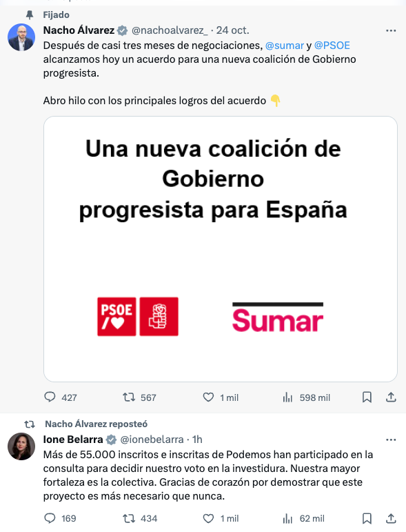 A ver como te lo digo <a href="/nachoalvarez_/">Nacho Álvarez</a> 

Dimite, sinvergüenza y tránsfuga

Ni te atrevas a hacer retuit de los resultados de otro partido al tuyo: @Podemos