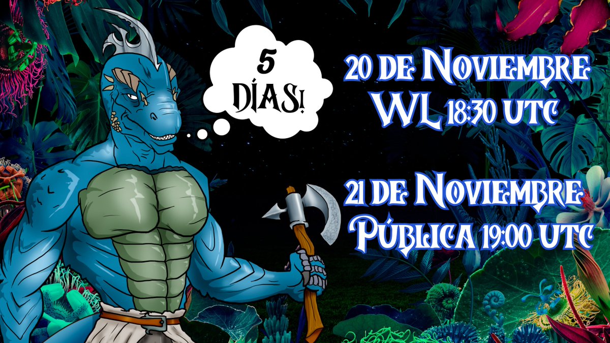 AskurProject's tweet photo. 🚨5 DÍAS  PARA EL MINT🚨
Nos vemos el día 20 a las 18:30 UTC! https://t.co/b2uLQrHcQx