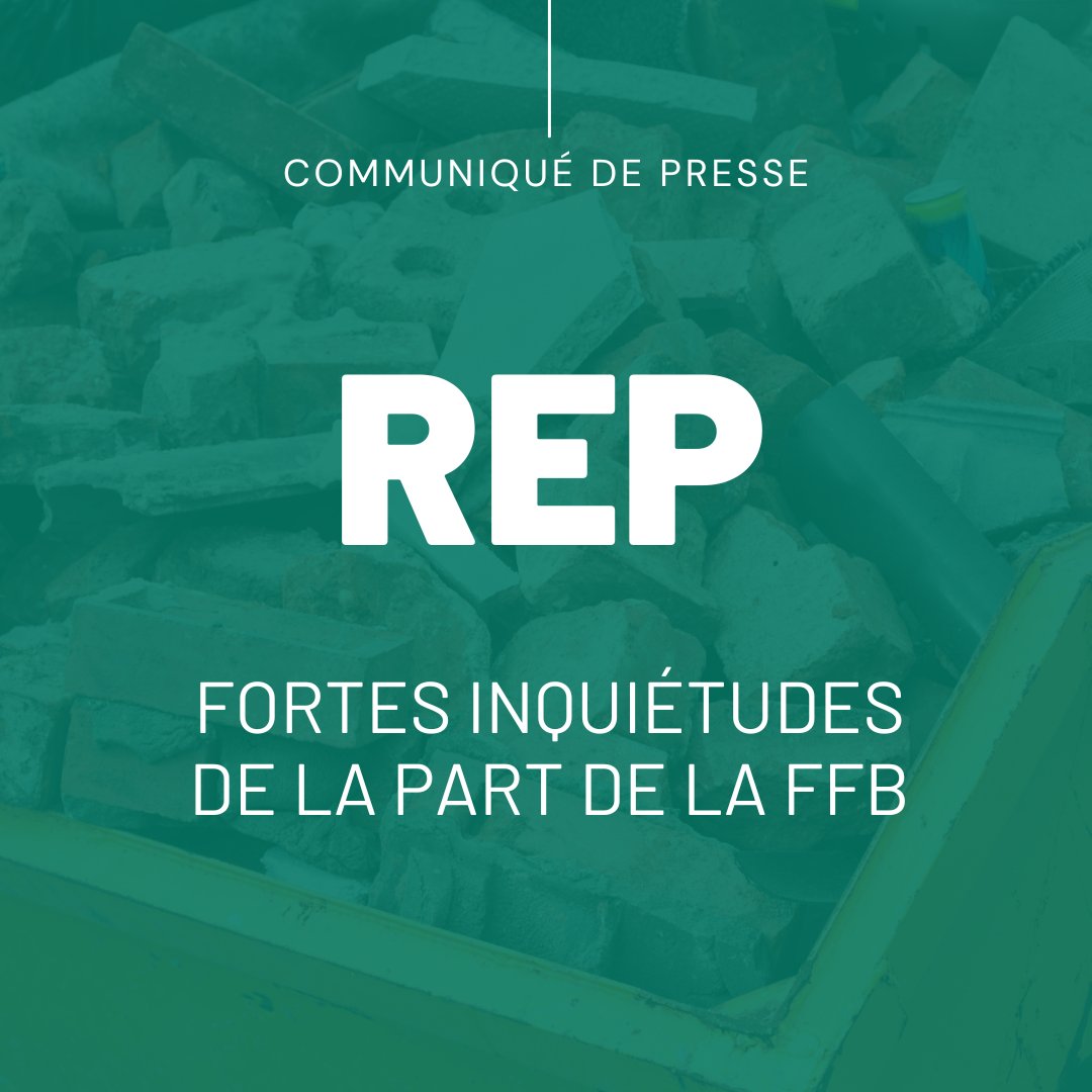 FFBatiment's tweet photo. 🚨 [COMMUNIQUÉ] REP : fortes inquiétudes de la part de la FFB.

❌ La mise en place de la filière #REP suscite un fort mécontentement des #artisans et #entrepreneurs de #bâtiment, qui se transforme progressivement en un rejet massif du dispositif.

🗨️ Pour @OSalleron, président de la FFB : « Sur le terrain, le raccourci est que l’on paye désormais une nouvelle taxe sans vrai service en retour. Il est absolument indispensable de se remettre autour de la table avec le @gouvernementFR pour trouver des solutions visant à rendre le système plus efficace en maîtrisant les coûts. »

🔗 Consultez le #CommuniquéDePresse ⤵️
https://t.co/xn1at9rywT