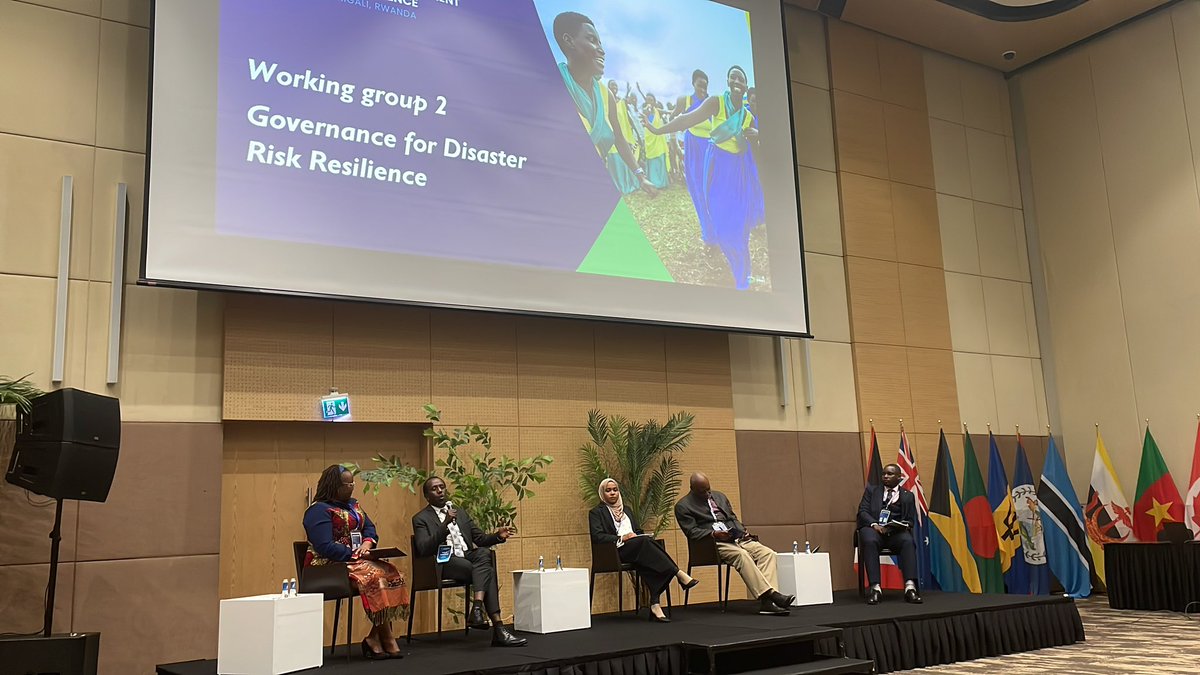 Good practices shared in WG on #Governance for Disaster Risk #Resilience: Multi-level, multi-sectoral and multi-stakeholder approach is key, as well as #innovation and #NewTechnologies: delegates from Rwanda 🇷🇼 Maldives 🇲🇻 Trinidad 🇹🇹 and Uganda 🇺🇬
 #LocalGovernment
#CLGC2023