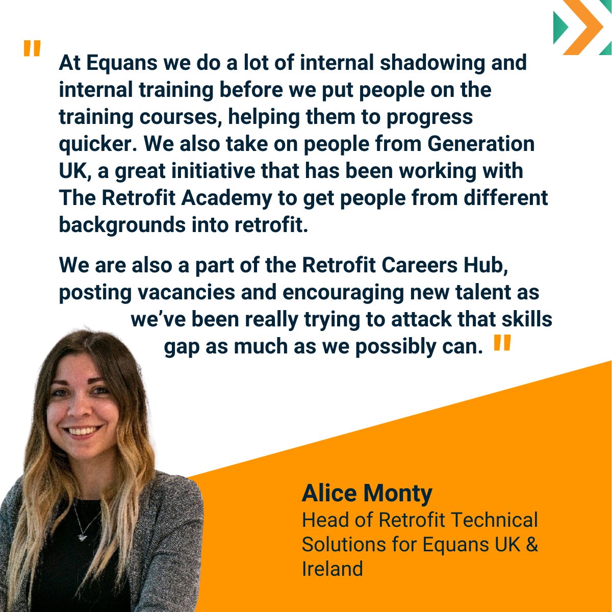 EQUANS_UK's tweet image. Alice Monty, Head of Retrofit Technical Solutions at Equans UK and Ireland, recently spoke to the @retrofitacademy about her career in the industry. 

Read the full Q&amp;amp;A here: retrofitacademy.org/news/meet-the-…   #GreenCareers #Retrofitting #EmpoweringTransitions

#Retrofit #GreenCareers