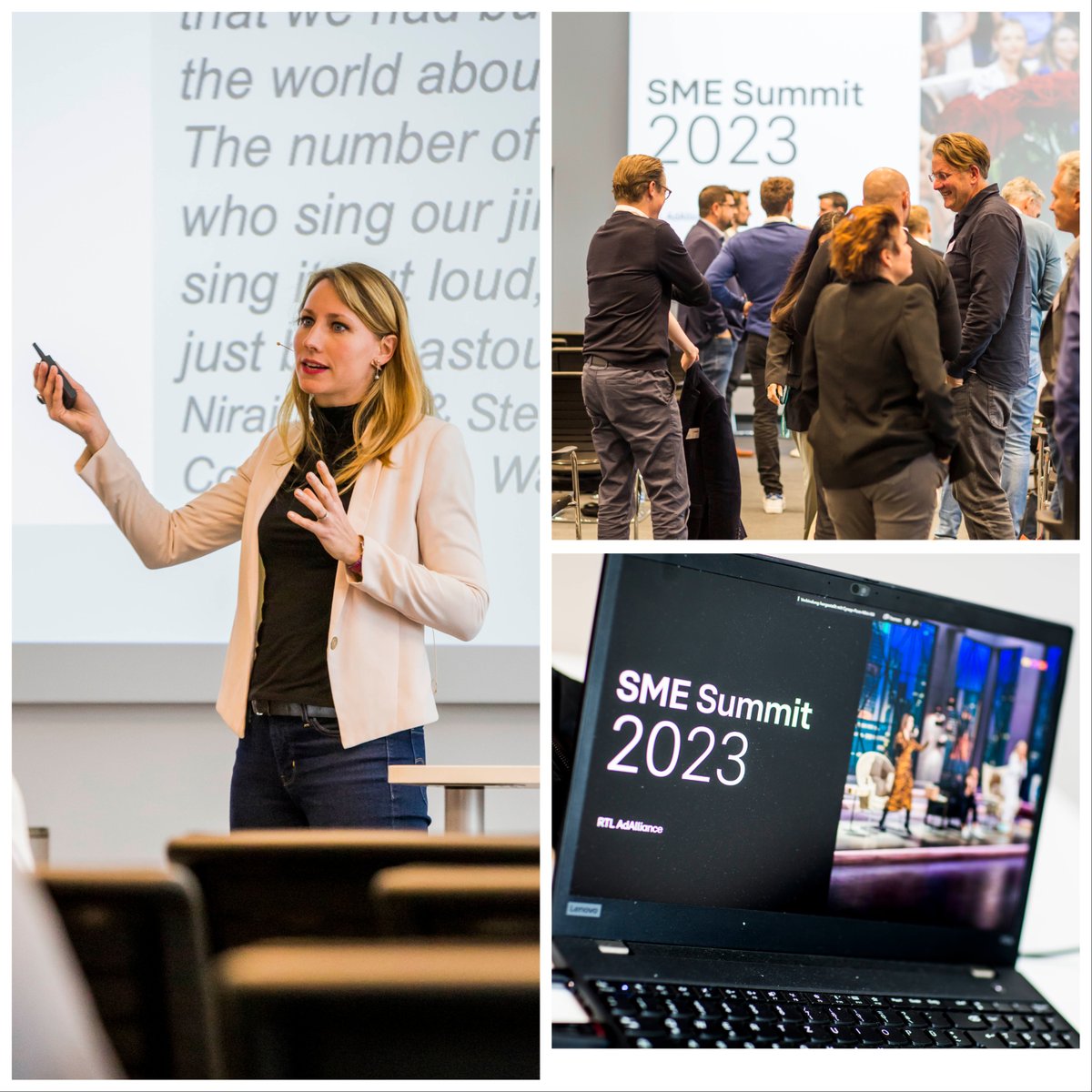 egtaconnect's tweet image. At @RTL_AdAlliance SME Summit 2023, egta’s Director of TV @AnneLaureDreyf highlighted the impactful role of TV in business growth and how total TV advertising can truly make a difference for small and medium-sized enterprises. 

#SMEsummit23 #SME #TVAdvertising