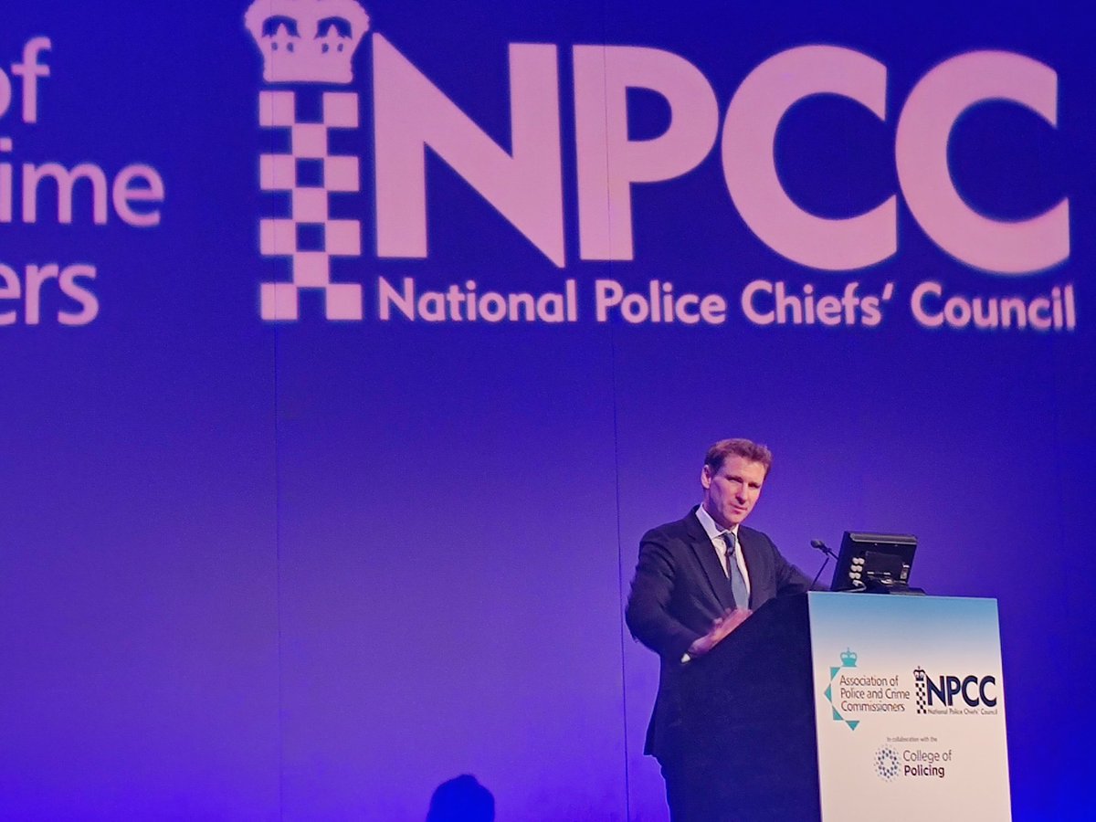 simonaclifford's tweet photo. A ministeral perspective from @CPhilpOfficial his focus on "preventing crime, protecting the public, prosecuting criminals" anything else is a distraction "Prevent, Protect, Prosecute" He outlined the importance hotspot Policing and its rollout #vitalmission #policeconf23 https://t.co/WRK137esaQ