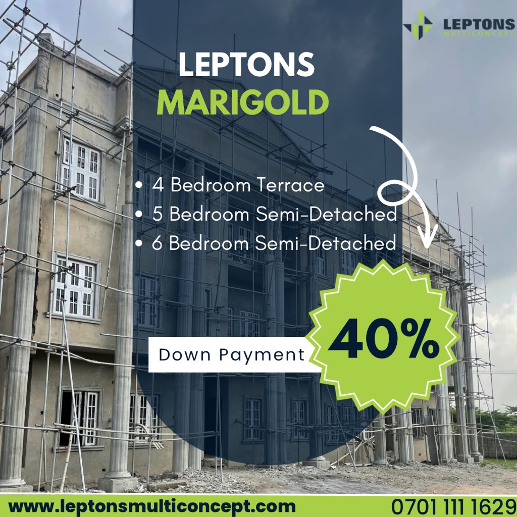 leptonsofficial's tweet photo. Discover the Perfect Home at our Gwarinpa Kado Express Project! 4-bedroom terrace, 5-bedroom semi-detached duplex, 6-bedroom semi-detached duplex, volleyball court, tennis court, and located beside Market Square. 

Your dream home awaits! #DreamHomes #GwarinpaKadoExpress https://t.co/CT7vQScI6v