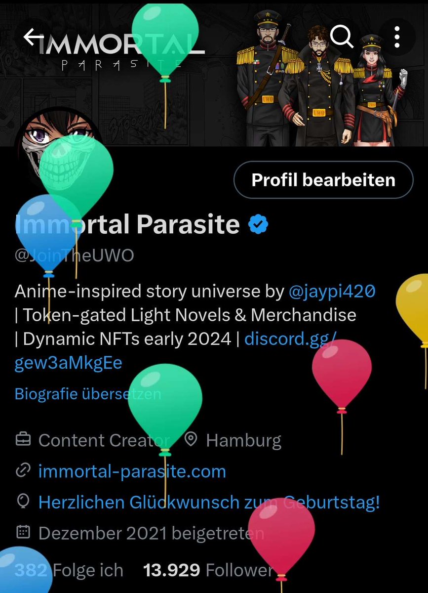🎉 𝗜𝘁'𝘀 𝗺𝘆 𝗯𝗶𝗿𝘁𝗵𝗱𝗮𝘆 🎉

How many of you stop scrolling to say 'Happy Bday'? 

<a href="/JoinTheUWO/">Immortal Parasite</a> and support original content on X