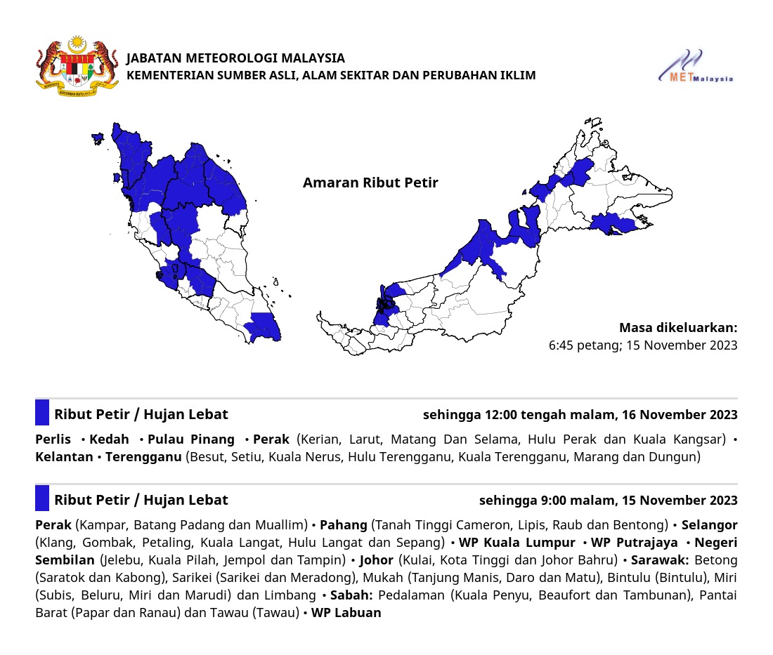 metmalaysia's tweet photo. AMARAN RIBUT PETIR. ⛈⛈⛈

#ributpetirmetmalaysia
#metmalaysia
#NRECC
#MalaysiaMADANI https://t.co/0Jxgn6aCyl