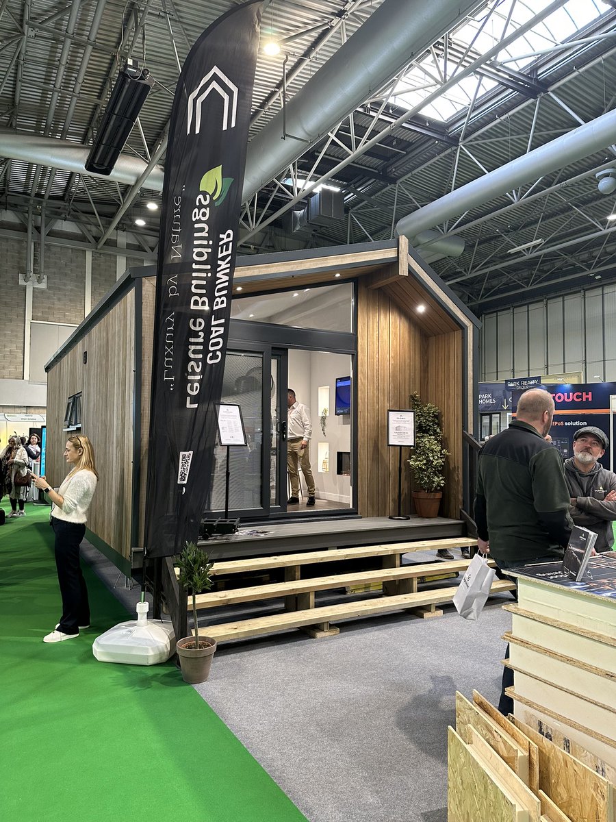 Great to be up at the @farmbusinessshow supporting our sister company Coal Bunker Glamping.  Massive well done to the team unit looks stunning. #modularhome #modular #accomodation #glamping #holiday #sip
