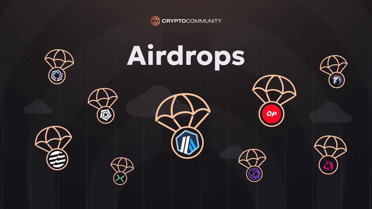 CCommunityAI's tweet photo. Привет, друзья! 🤓Сегодня у нас на повестке дня тема аирдропов (airdrops). Обсудим что это такое, как это работает и многое другое!

ПОГНАЛИ! 🫡

Как правило, аирдропы используются в маркетинговых целях для повышения осведомленности о проекте и привлечения новых пользователей. Они также могут быть средством поощрения/награды для пользователей существующих проектов.

Дропы раздаются на кошелек пользователя либо бесплатно, либо в обмен на выполнение действий в поддержку проекта, выпустившего токен. Награды могут быть выданы как в токенах, так и в NFT.

Существует несколько вариантов получения аирдропов:

— Зарегистрироваться в проекте и предоставить адрес кошелька. Это самый распространенный способ получить дроп (как правило, самый низкодоходный).

— Выполнить задания проекта, например, подписаться на социальные сети, участвовать в опросах, протестировать сеть и т. д.

— Поддерживать активность на своем кошельке. Некоторые проекты раздают токены пользователям, которые держат определенные активы на своих кошельках или часто взаимодействуют с определенными сетями.

— Получить эксклюзивную раздачу. Такие раздачи доступны только избранной группе участников, обычно тем, кто каким-либо образом внес свой вклад в проект. Например, в 2020 году @Uniswap запустила свой токен $UNI и раздала его пользователям, которые когда-то взаимодействовали с протоколом. Позже @dYdX и @1inch также последовали этому примеру.

Хотя идея бесплатных токенов кажется безобидной, пользователям следует провести тщательное исследование, прежде чем участвовать в раздачах. Это связано с тем, что аирдропы могут использоваться некачественными проектами для распространения своих токенов и спама.

Несколько советов по участию в аирдропах:

— Следите за новостями проектов и подписывайтесь на проекты, которые вам интересны. Это поможет вам быть в курсе новых аирдропов.

— Изучайте токеномику проекта, социальные сети, инвесторов. Это поможет вам оценить потенциал проекта.

— Будьте осторожны с проектами, которые требуют от вас отправить деньги, подписать странную транзакцию или предоставить личную информацию. Это может быть признаком мошенничества.

— Не ждите, что аирдропы сделают вас богатыми или принесут сверхприбыль. Хотя некоторые аирдропы были очень прибыльными, большинство из них не приносят ожидаемых доходов. Поэтому правильно распределяйте время и не распыляйтесь на все подряд.

С выходом платформы мы предоставим вам все необходимые инструменты и знания, которые помогут вам освоить тематику аирдропов 🫡