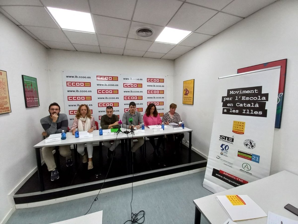 📣 #Somnotícia a diversos mitjans de comunicació per la roda de premsa del Moviment per l'Escola en Català a les Illes, duta a terme ahir.

🔗 bit.ly/no_segregacio

👇🏼