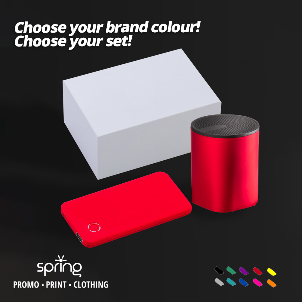 Spring_Promo's tweet photo. Custom printed business gifts – Power Banks and Mini speakers https://t.co/En6aO4ScPK