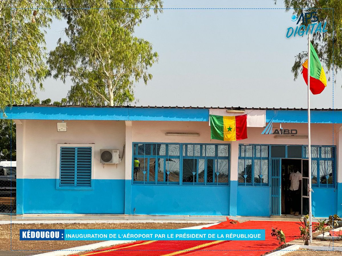 APS_Senegal's tweet image. Kédougou: inauguration de l'aéroport par le Président de la République

Plus d’informations sur aps.sn

#APS #ACTUALITÉ #conseilprésidentiel #kedougou #inauguration #aeroport