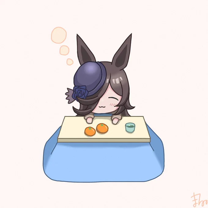 ぽわぽわ(*ˊ꒳ˋ*)#ウマ娘  #ライスシャワー 