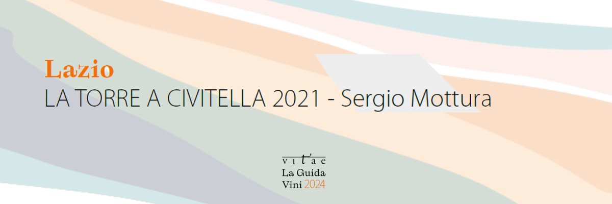 Il #tastevin #aisitalia di #vitae2024 del Lazio va alla cantina <a href="/MotturaSergio/">Sergio Mottura</a> con il La Torre a Civitella 2021
